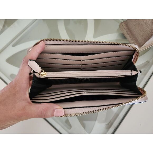 Victoria's Secret Limited Edition Zip‎ Around  Wallet Faux Leather Pink - Picture 3 of 7